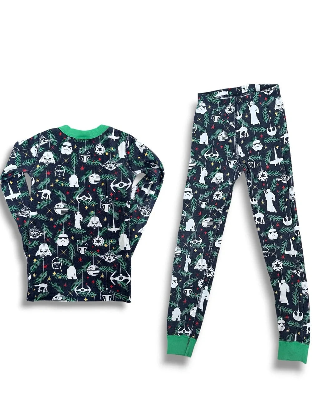 Hanna Andersson x Star Wars Organic Cotton Long Sleeve Holiday Pajama SET size 8